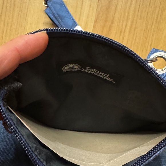 Island Impressions NWT NEW Aloha Blue Green Crossbody Bag purse Hawaiian Hawaii - Picture 7 of 8